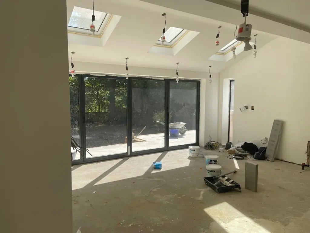 Interior plastering and first-fix services